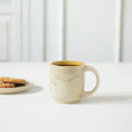 Beige & Mustard Ceramic Mug