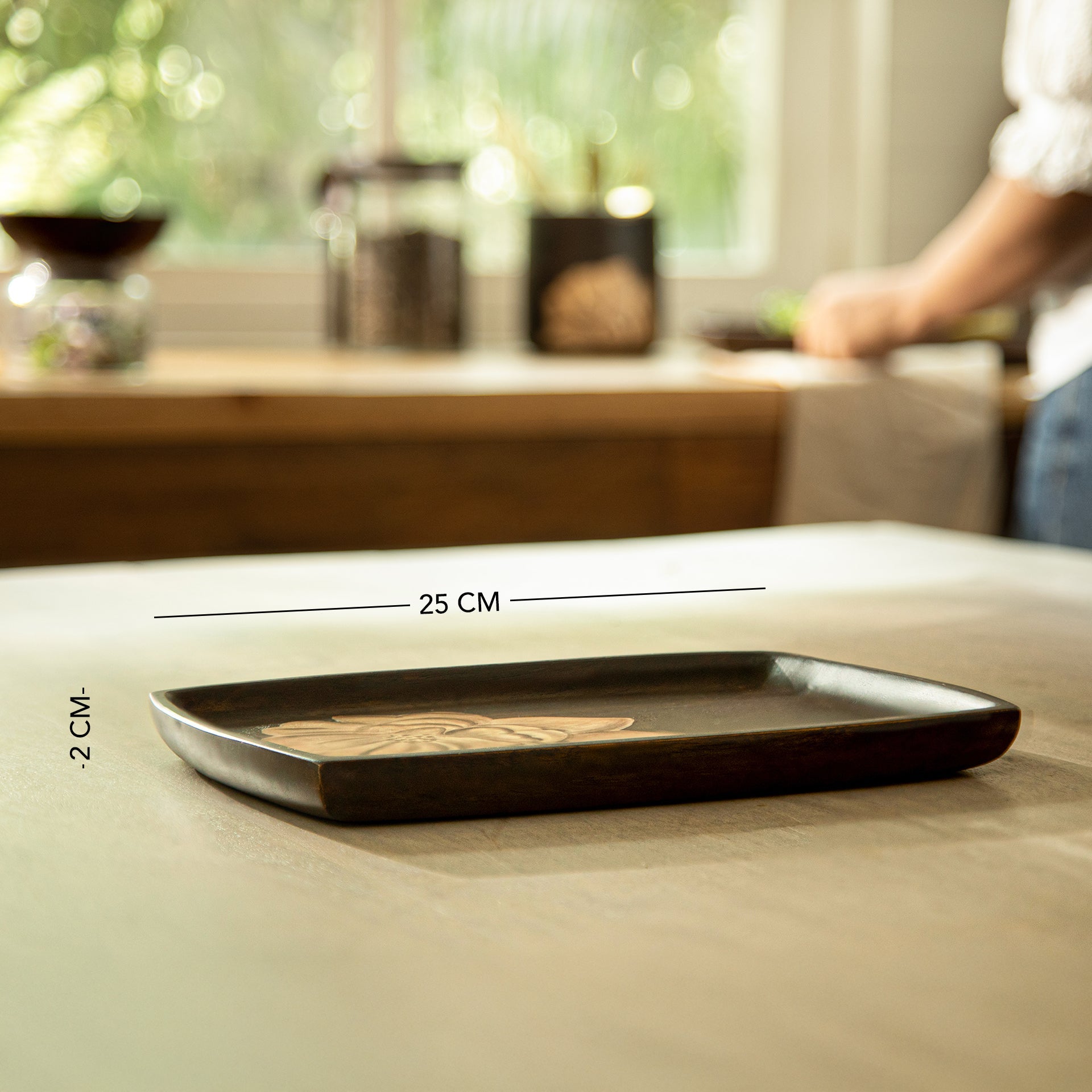 Magnolia Wooden Platter - Small