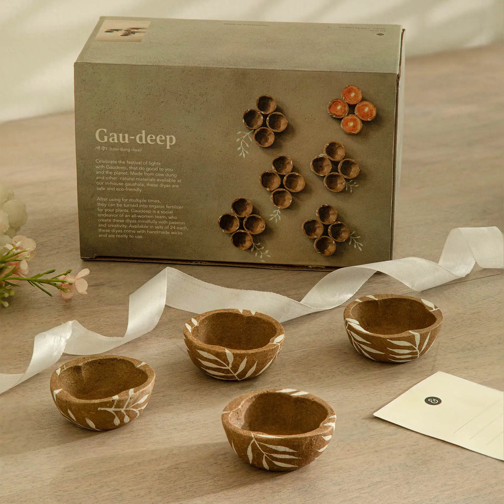 Eco-Friendly Handcrafted Diya Set of 24