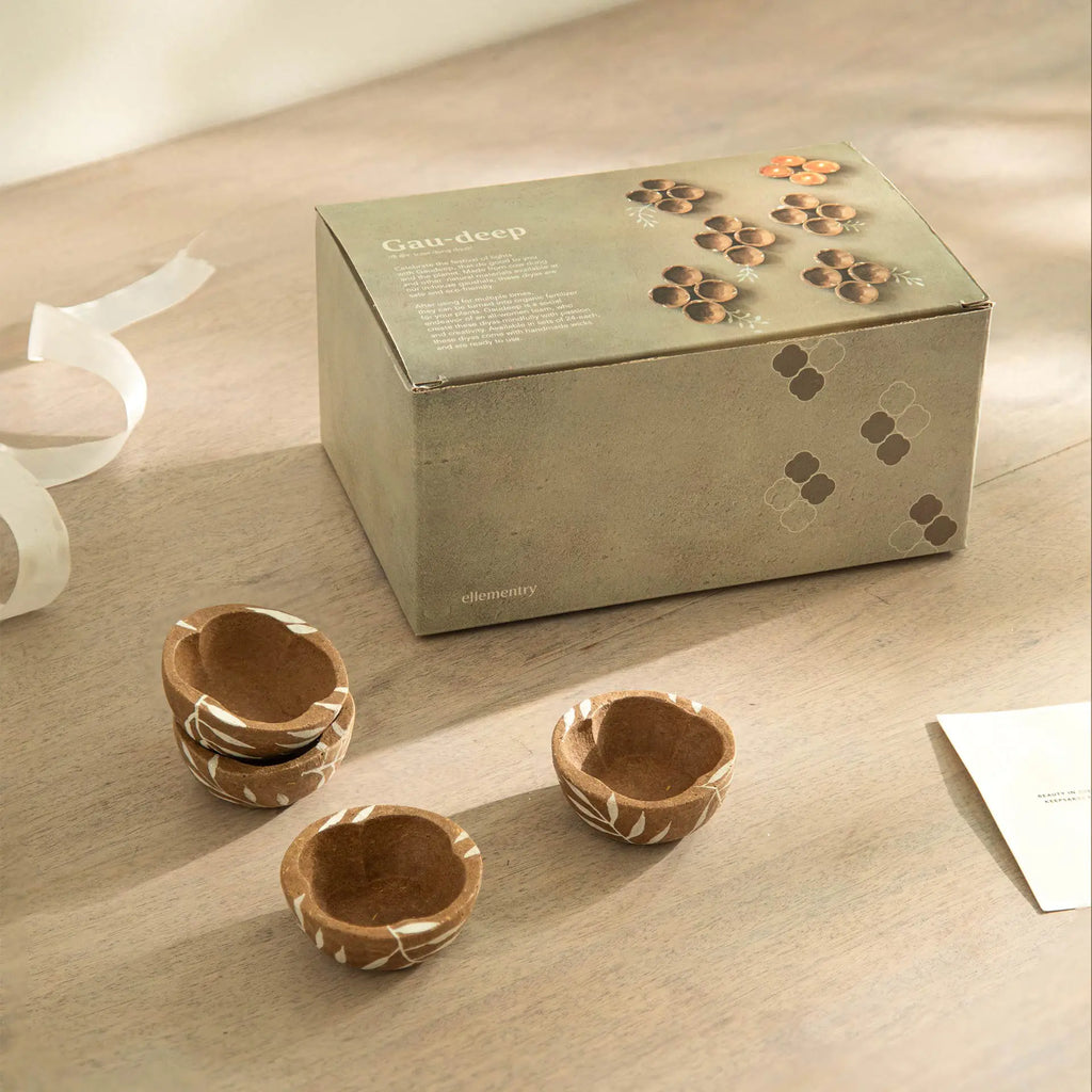 Eco-Friendly Handcrafted Diya Set of 24