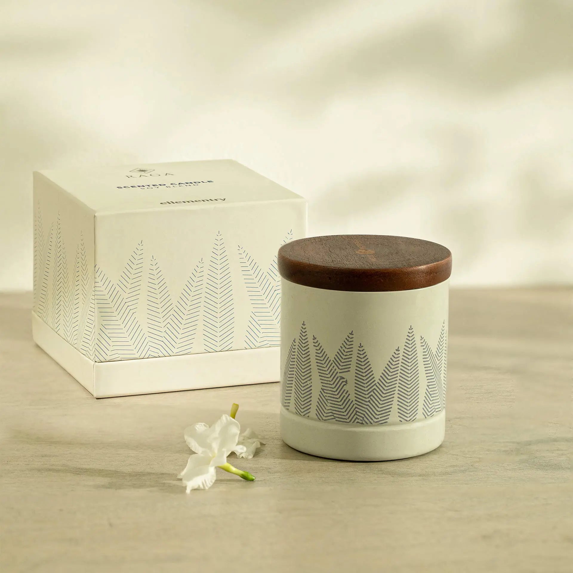 Botanical Metal Jar Soy Wax Candle - 1 Wick