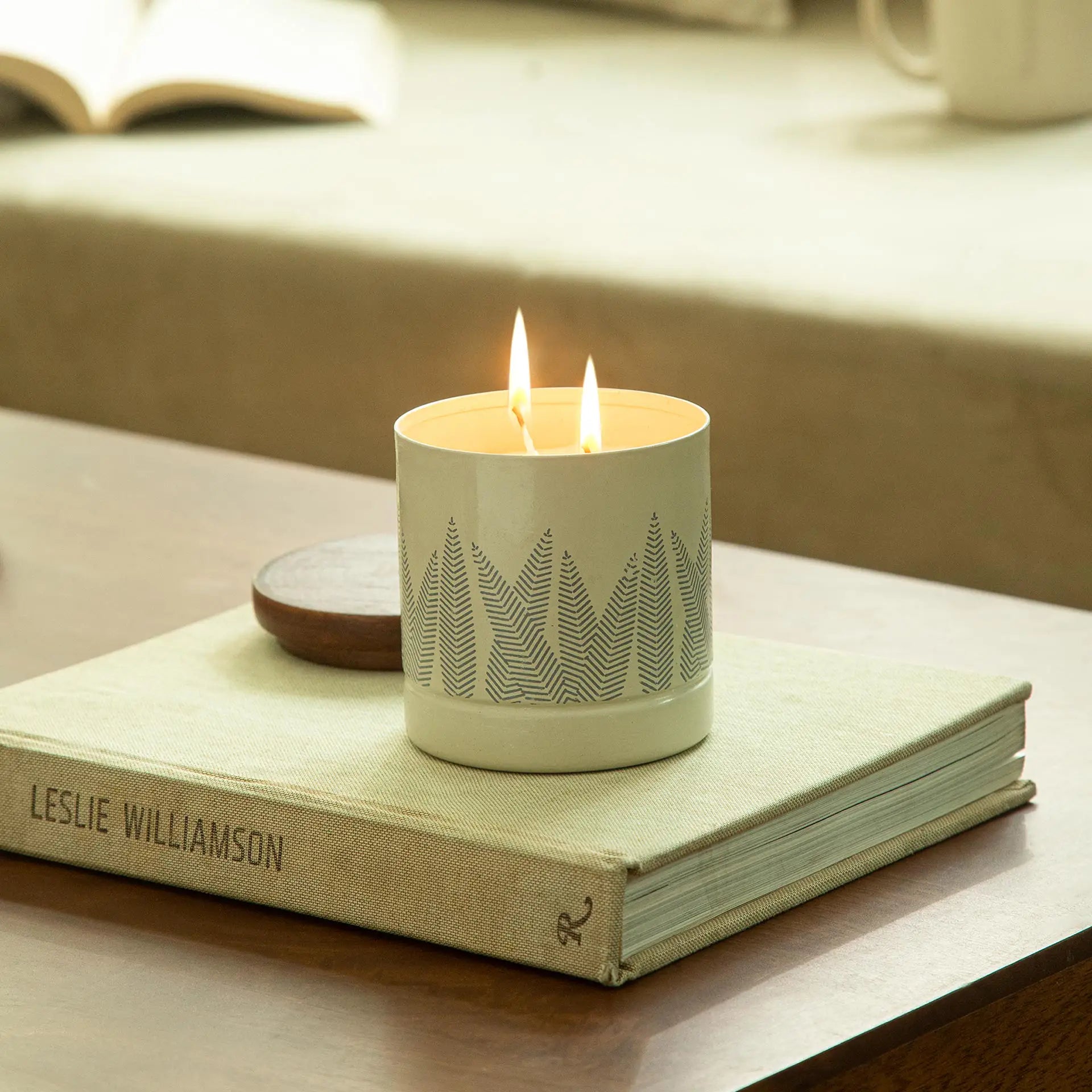 Botanical Metal Jar Soy Wax Candle - 1 Wick