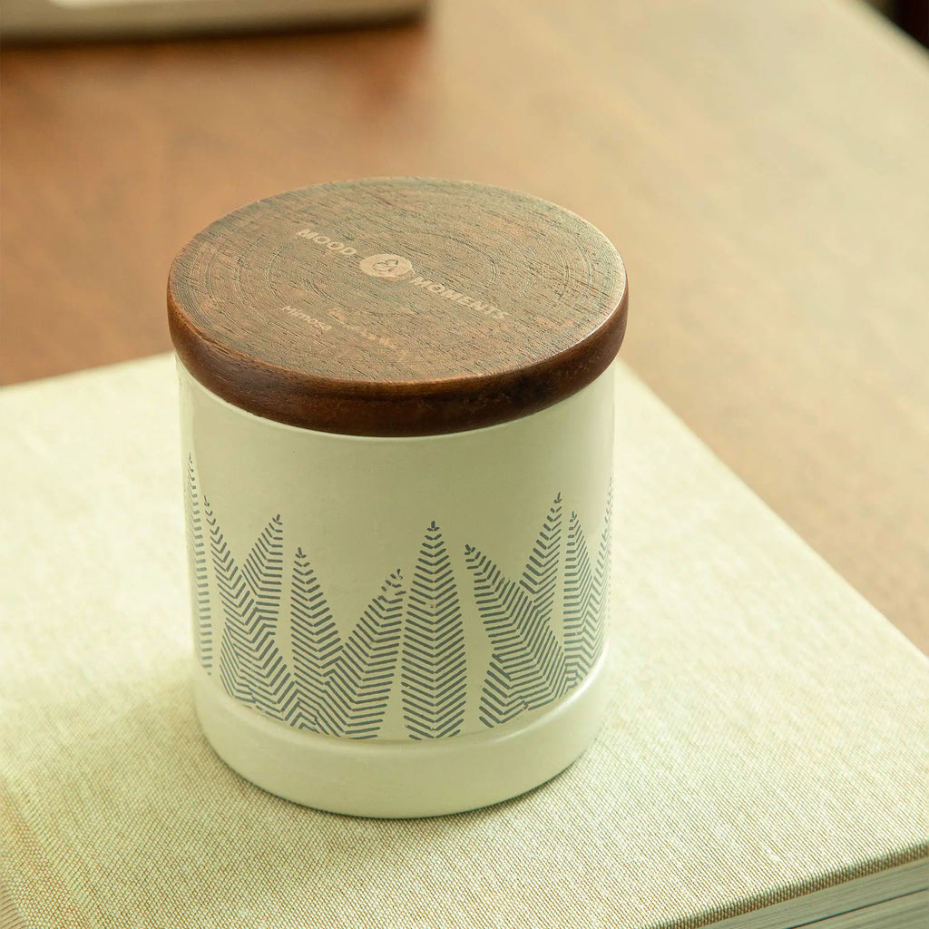 Botanical Metal Jar Soy Wax Candle - 1 Wick