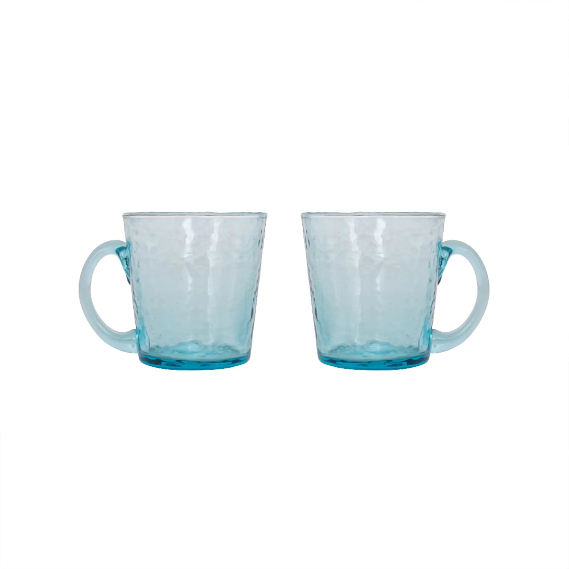Turquoise Conical Coffee Mug Set of 2