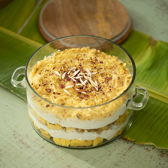 Glass Biryani Handi with Wooden Lid