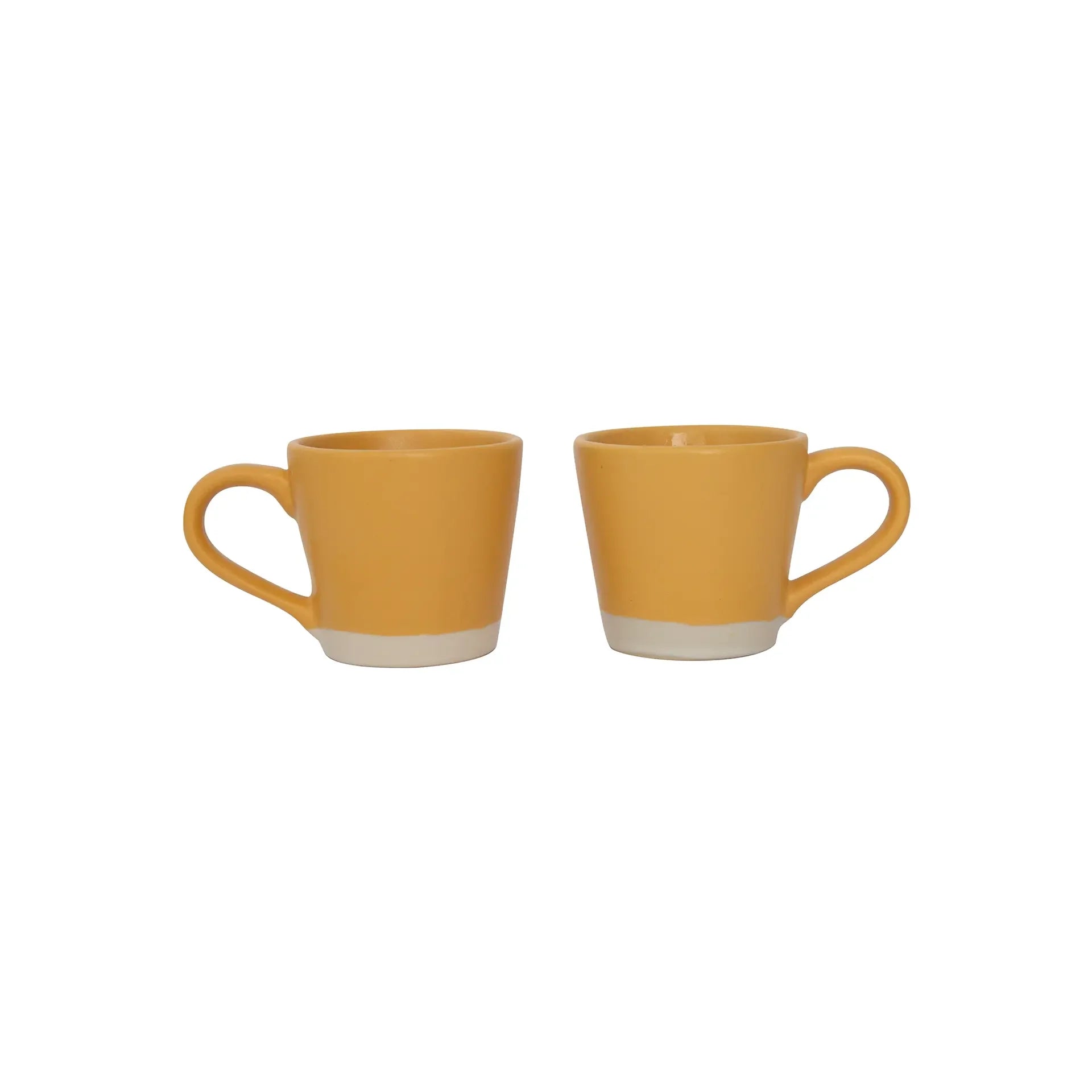 Chrome Ceramic Mug Set of 2