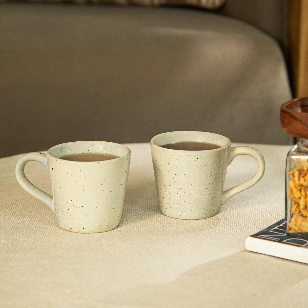 Deep Blue Ceramic Mug Set of 2
