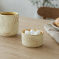 Beige & Mustard Ceramic Bowl