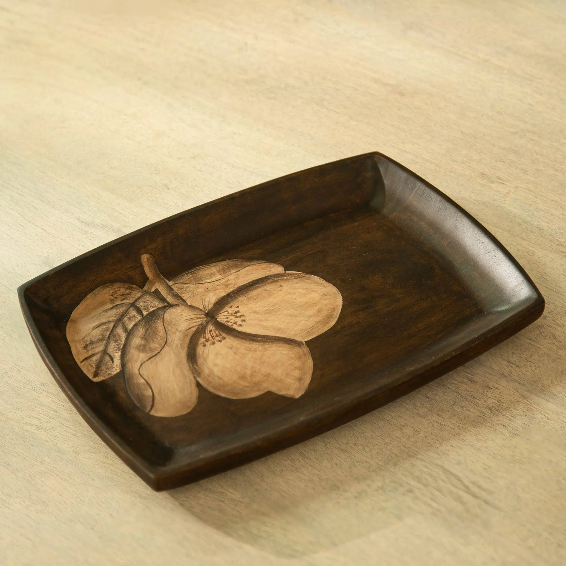 Magnolia Wooden Platter - Large