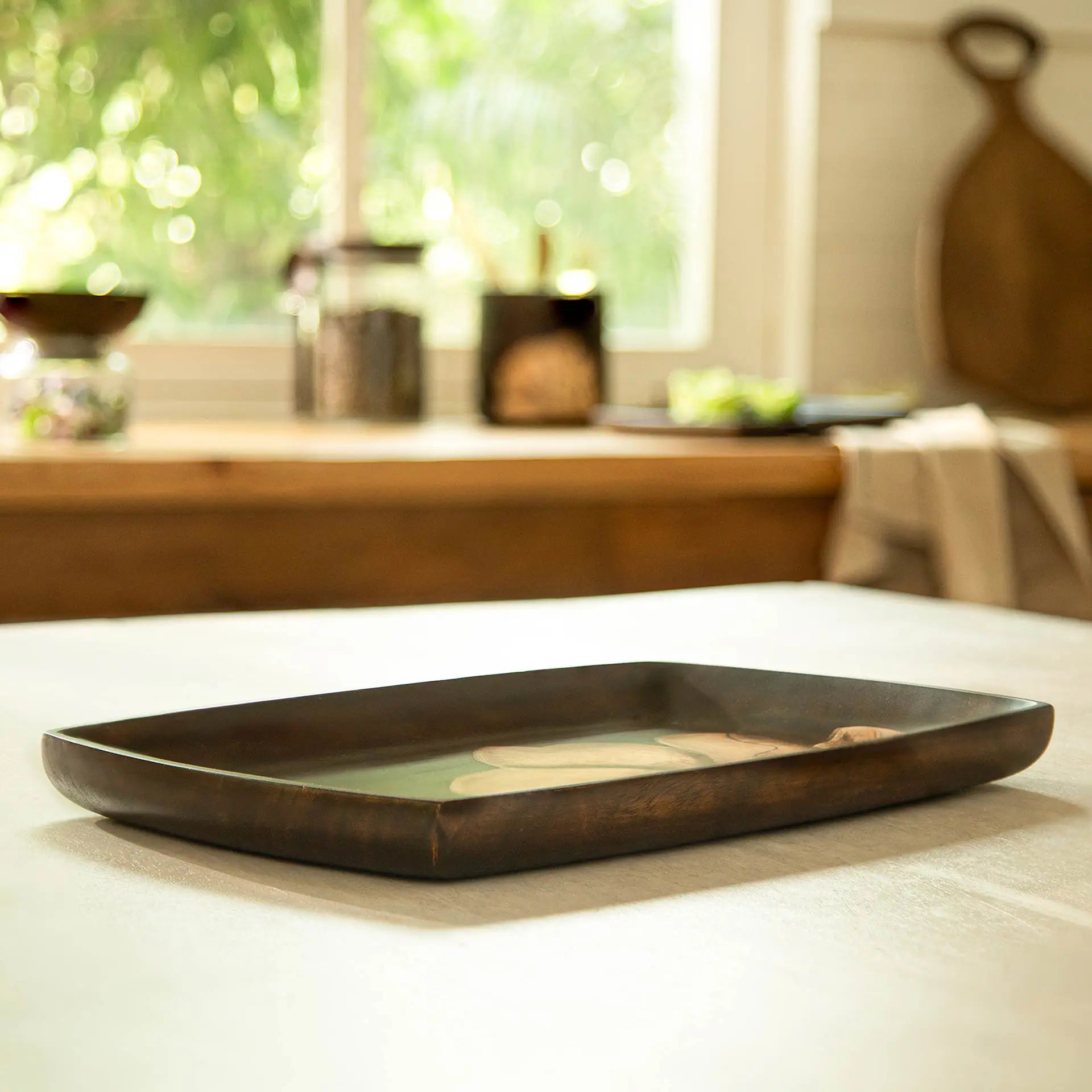 Magnolia Wooden Platter - Large