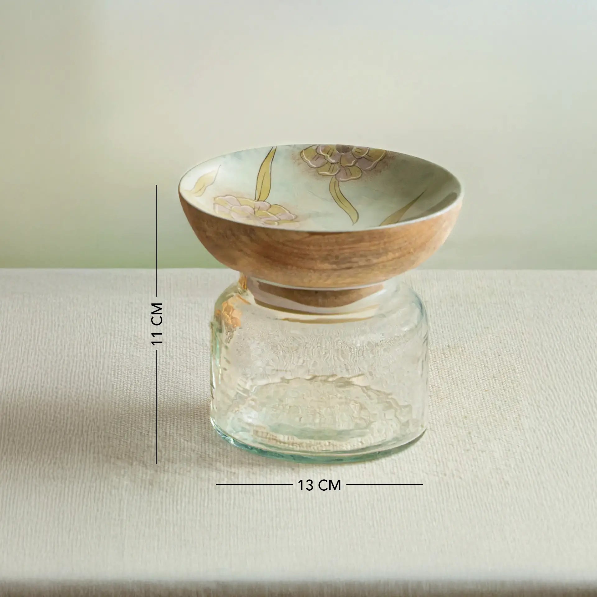 Handpainted Wooden Store & Serve Set - Small