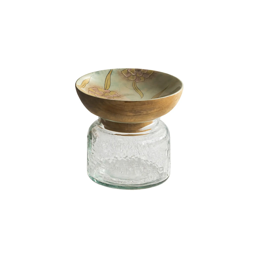 Handpainted Wooden Store & Serve Set - Small