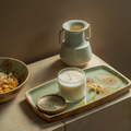 Handpainted Wooden Serving Platter - Large