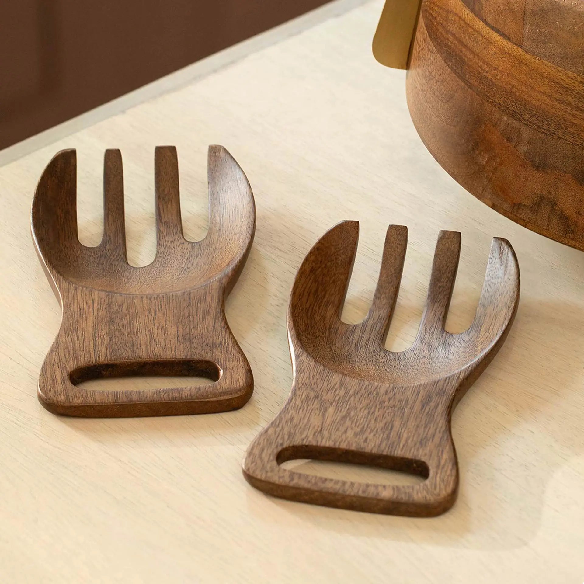 Wood Salad Server Set of 2