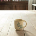 Blue Floral Ceramic Mug
