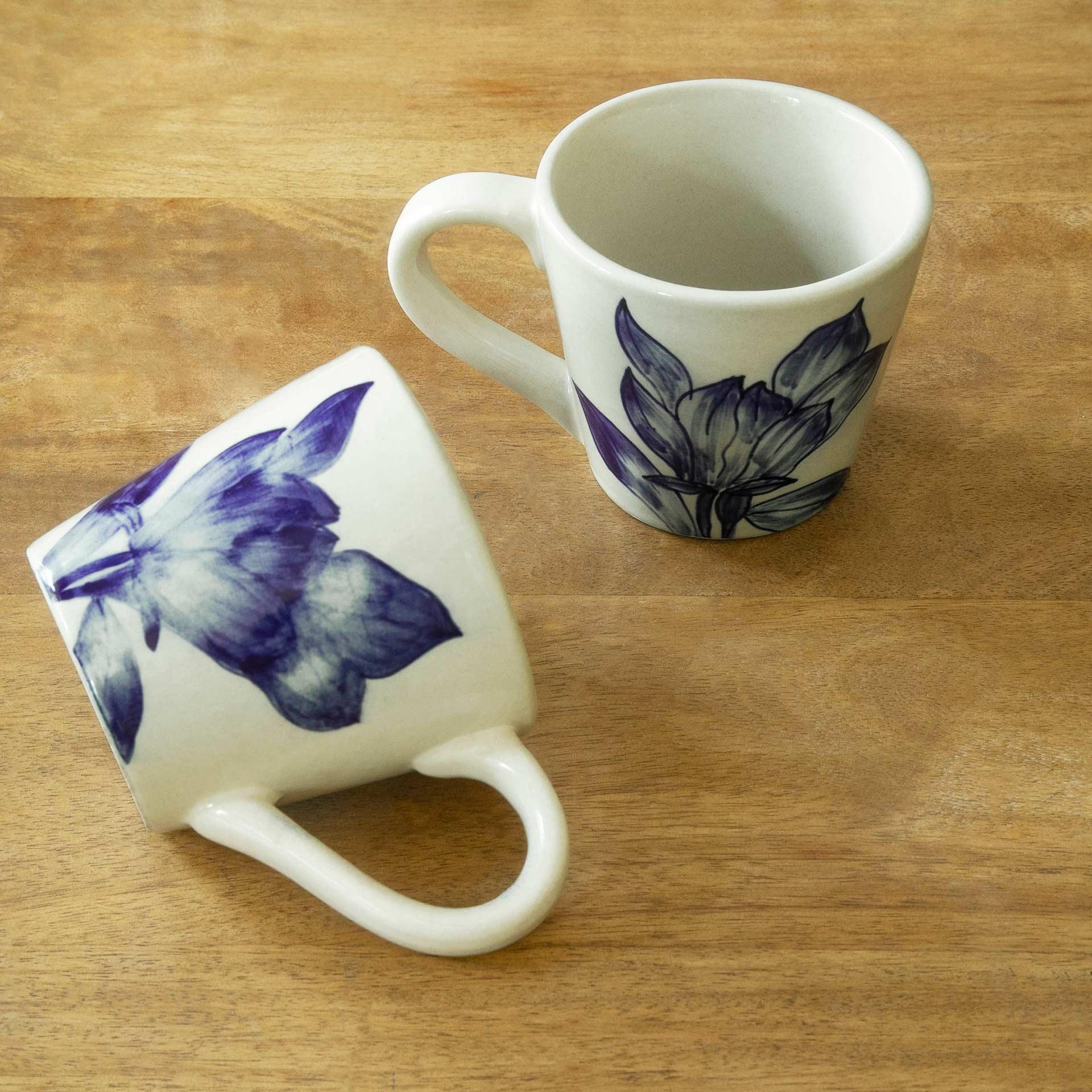 Magnolia Coffee Mug Set of 2
