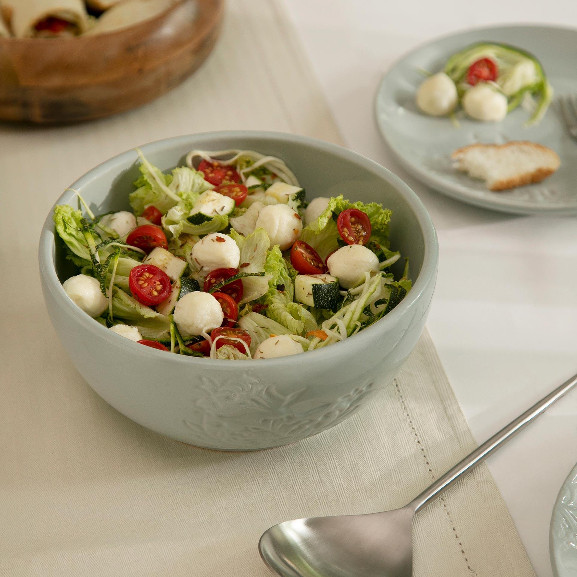 Hand-Glazed Ceramic Serving Bowl