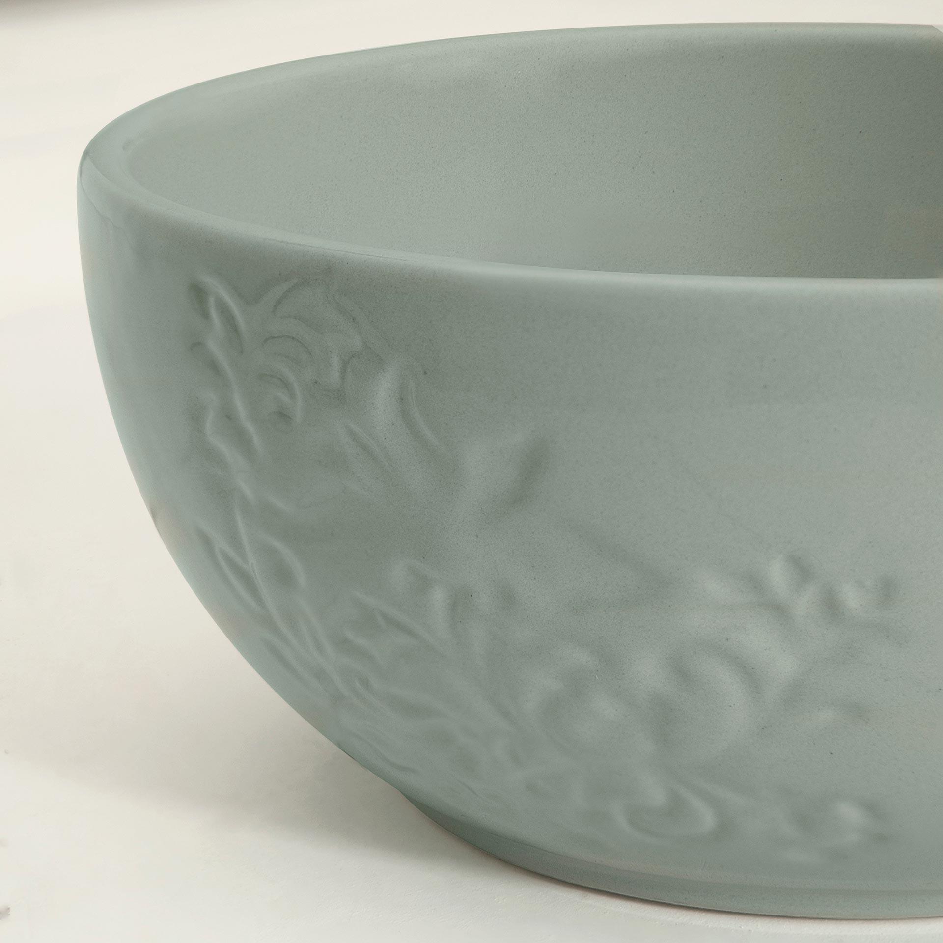 Hand-Glazed Ceramic Serving Bowl