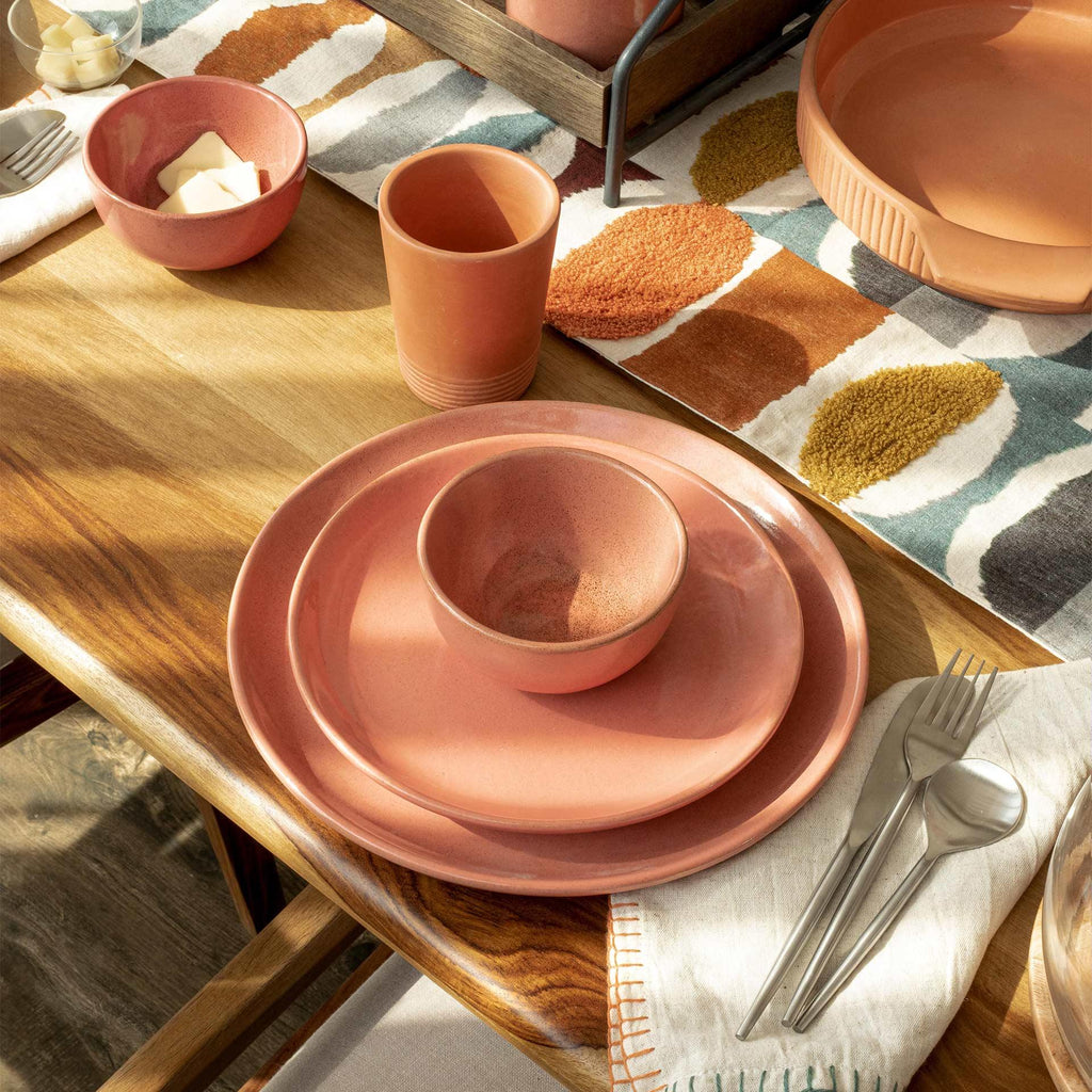 Coral Ceramic Nut Bowl
