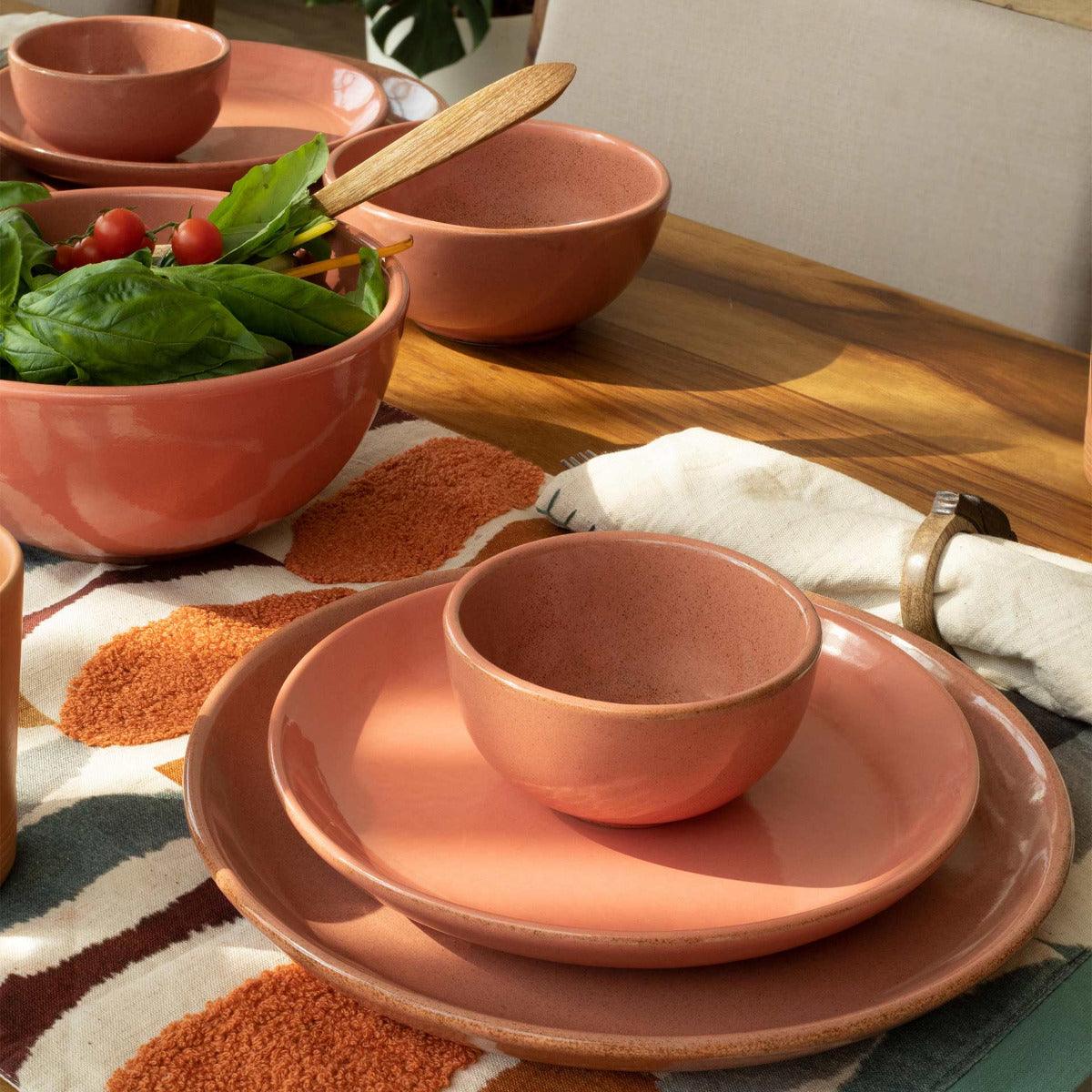 Coral Ceramic Nut Bowl