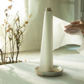 Botanical Handpainted Wooden Kitchen Roll Holder